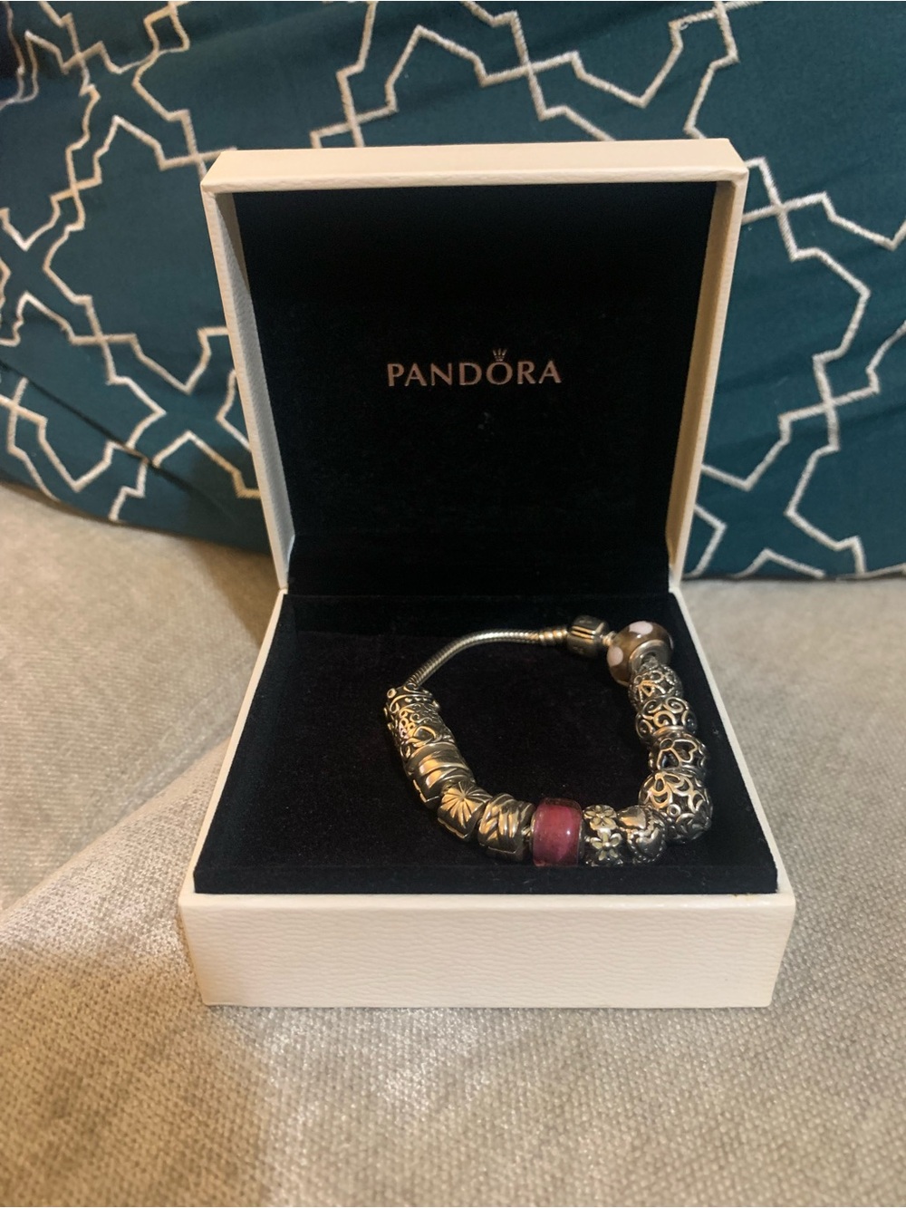 Pandora Bracelet With Charms